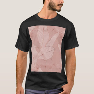 Banane, Blätter aus Palmen: glänzendes Kupfer. T-Shirt