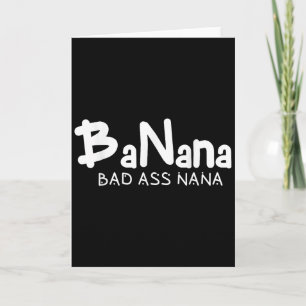 Banane Böse Nana Lustige Oma Mama Familien Zitat Karte