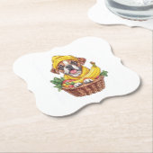 Banane Boxer � Lustiger Frucht Hund Untersetzer (angewinkelt)