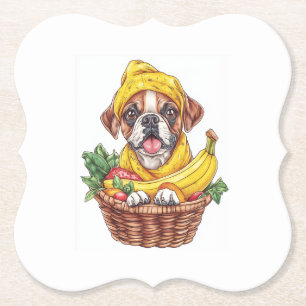 Banane Boxer � Lustiger Frucht Hund Untersetzer