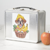 Banane Boxer � Lustiger Früchtehund Metall Brotdose (Beispiel)