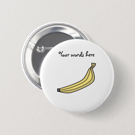 Banane Button (Vorne & Hinten)