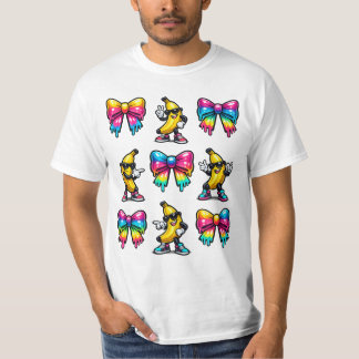 Banane Coquette Schleife Tropfen Kinder Männer Fra T-Shirt