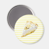Banane Creme Pie Kühlschrank Food Magnet (Vorderseite/Rückseite)