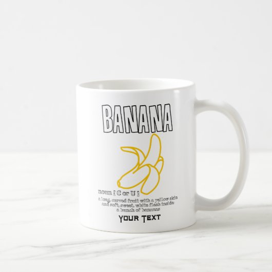 BANANE - Definieren Kaffeetasse (Rechts)