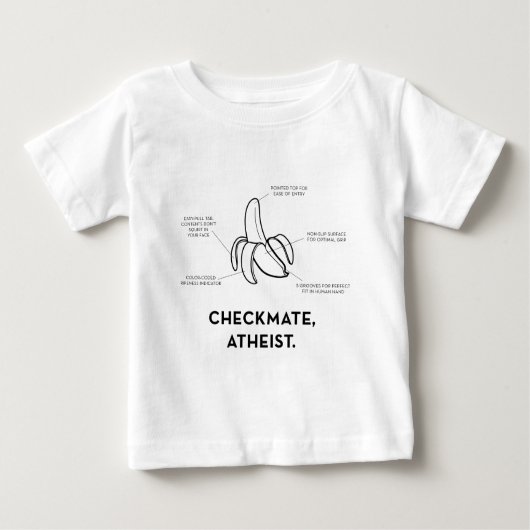 Banane - der Albtraum des Atheisten Baby T-shirt (Vorderseite)