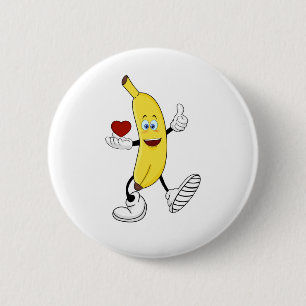 Banane der Liebe Button