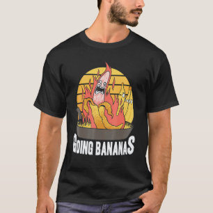 Banane Durchdrehen Vegetarisch Vegan Fruch T-Shirt
