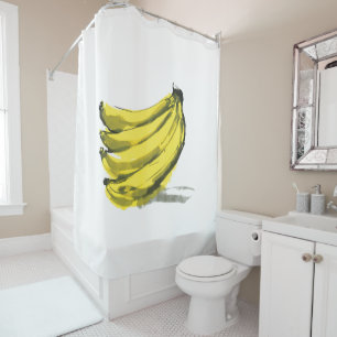 Banane Duschvorhang