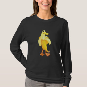 Banane Ente Grafische Obsttiere Grafik T-Shirt