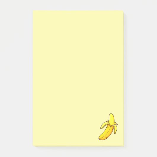 Banane - Fruchtsammlung - Post-it Klebezettel (Vorderseite)