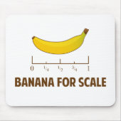 Banane für Skala Mousepad (Vorne)