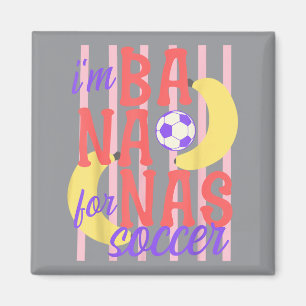 Banane Fußball Liebhaber Lustige Bananen Wortspiel Magnet