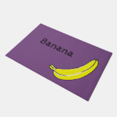 Banane Fußmatte (Schrägansicht)