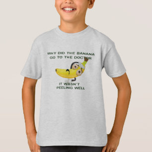 Banane gehen zum Arzt Gesundheit lustigen Witz Rä T-Shirt