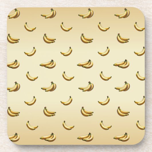 Banane Getränkeuntersetzer (Vorderseite)