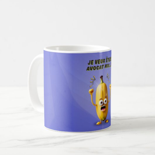 Banane Kaffeetasse (Vorderseite Links)