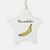 Banane Keramikornament (Rechts)