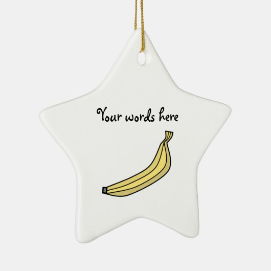 Banane Keramikornament (Rechts)