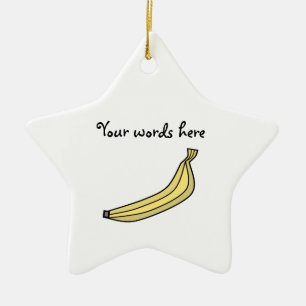 Banane Keramikornament