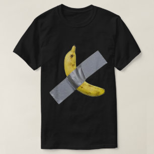 Banane-Klebeband-Meme-Kunst-Design T-Shirt