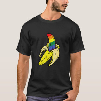Banane LGBTQ Stolz Lesbisch Gay Trans T-Shirt