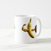 Banane lustig im Power Kaffeetasse (VorderseiteRechts)