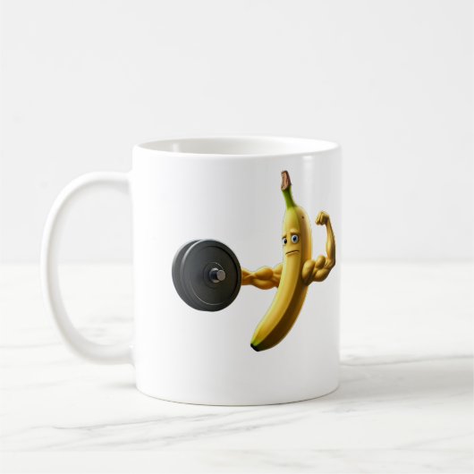 Banane lustig im Power Kaffeetasse (Links)