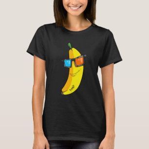 Banane mit Cooler Sonnenbrille T-Shirt