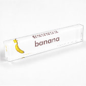 Banane Namensplakette