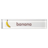 Banane Namensplakette (Vorderseite)