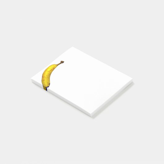 Banane Post-it Klebezettel (angewinkelt)