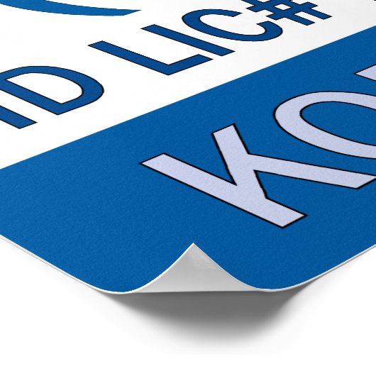 Banane Poster (Ecke)