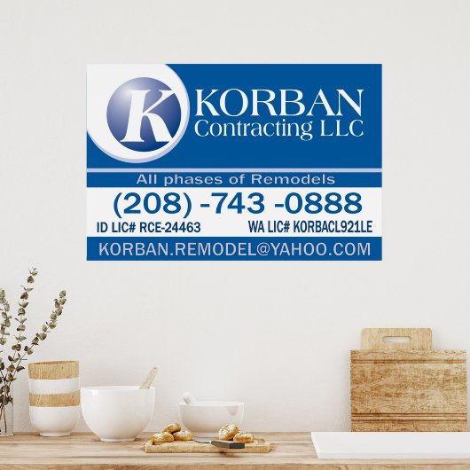 Banane Poster (Küche)