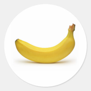 Banane Runder Aufkleber