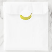 Banane Runder Aufkleber (Tasche)