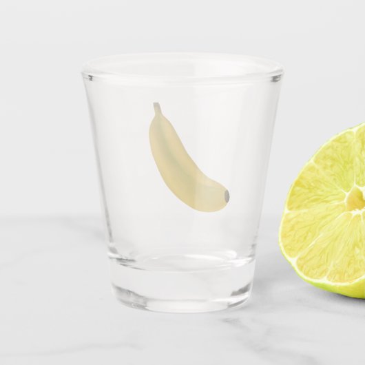 Banane Schnapsglas (Rückseite)