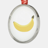 BANANE SILBERNES ORNAMENT (Links)
