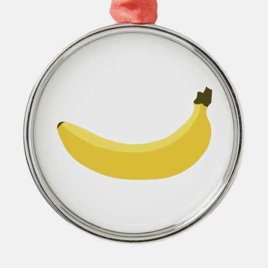 BANANE SILBERNES ORNAMENT (Vorne)