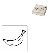 Banane-Stempel Gummistempel (Stempel)