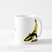 Banane Taft passt auf Kaffeetasse (VorderseiteRechts)