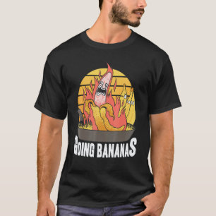 Banane total verrückt Vegetarisch Vegan Fr T-Shirt