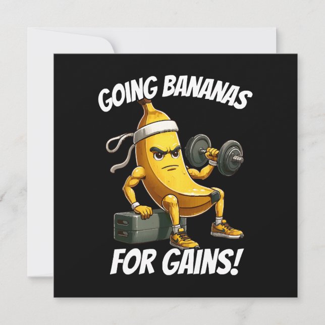 Banane trainiert (Vorderseite)