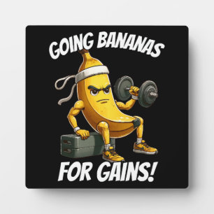 Banane trainiert fotoplatte