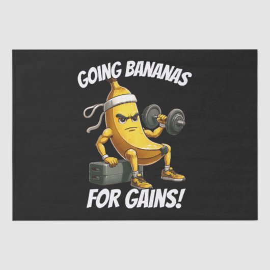 Banane trainiert seidenpapier (Vorderseite)