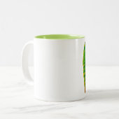 Banane treibt Tasse Blätter (Vorderseite Links)