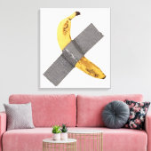 Banane und Silberband Leinwanddruck (Insitu (Wohnzimmer))
