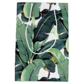 Banane verlässt Palme tropische mittlere Geschenktüte (Rückseite)