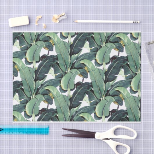 Banane verlässt Palme tropisches 10lb Seidenpapier (Handwerk)