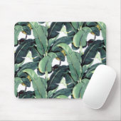 Banane verlässt Palme tropisches Mousepad (Mit Mouse)